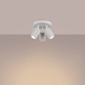 Sollux SL.1544 - Spotlámpa KARBON 3xGU10/10W/230V fehér