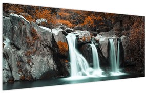 Kép - Vízesések (120x50 cm)