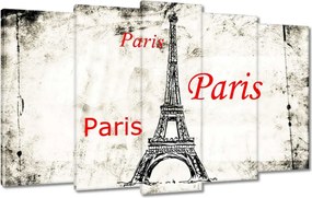 Festmények 100x60 I Love Paris