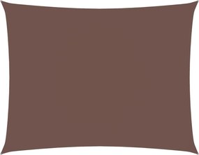 vidaXL barna téglalap alakú oxford-szövet napvitorla 3,5 x 4,5 m