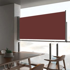 barna kihúzható oldalsó terasz napellenző 60 x 300 cm