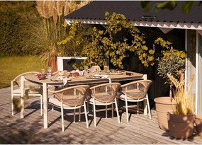 Bézs kőedény tányér készlet 4 db-os ø 27 cm Viola – House Nordic