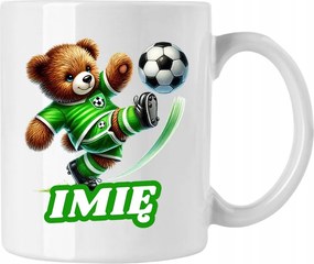 Bögre Ajándék Labdarúgónak Névvel Fehér 330ml