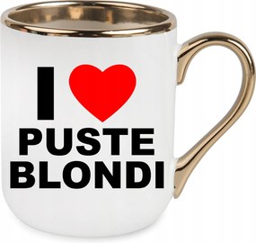 Bögre Elegáns Arany És Love Üres Szőke Ajándék Születésnap Ünnep Csomagolás