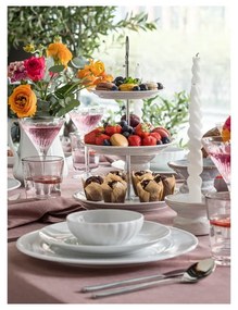 Ezüstszínű rozsdamentes acél evőeszköz készlet 16 db-os Fuga – Gense