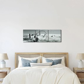 Kép - Felhőkarcolók Dubaiban (órával) (90x30 cm)