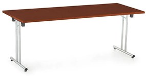 Impress összecsukható asztal 180 x 80 cm, sötét dió