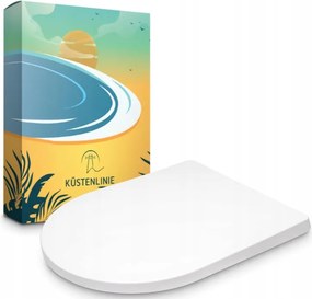 Coastline WC-ülőke Peremvonal fehér duroplast Szabadon álló