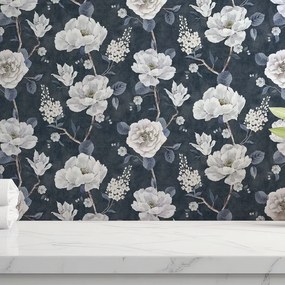 Arthouse Signature 2 Ashley Floral kék virágos papír tapéta – 925505