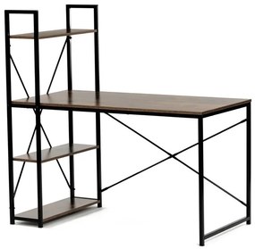 Íróasztal 120×60 cm, MDF Old Wood. GD-520 OLW