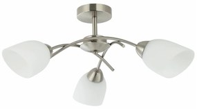Lamkur Felületre szerelhető csillár DONNA 3xE27/60W/230V nikkel LA45498