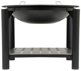 Hordozható 48 cm-es fa tűzrakó rácssal