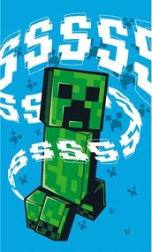Minecraft Hissing Creeper kéztörlő arctörlő, törölköző 30x50cm