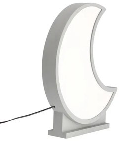 LED gyerekasztali lámpa MOON LED/12W/230V szürke