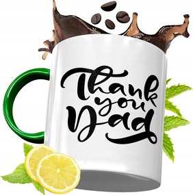 Zöld Bögre Apukának Születésnapi Ajándék fényképes nyomtatással