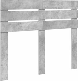 vidaXL Fejtámla Beton Szürke 120 cm Faanyag