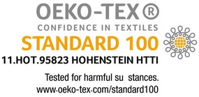 Fehér-szürkésbarna kétszemélyes hosszabbított pamut ágyneműhuzat 240x220 cm Goyave – douceur d'intérieur