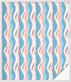 Ablakfólia Szélvédő Adatvédelem Hullámos ritmus 100x116 cm