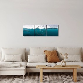 Kép - Absztrakció (órával) (90x30 cm)