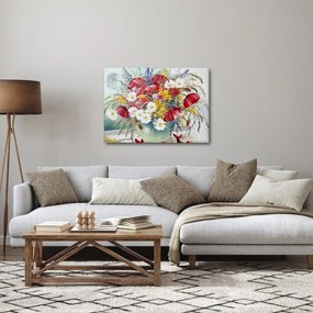 Egy váza képe vadvirágokkal (70x50 cm)
