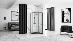 Zuhanytálca Diamond black 90x90