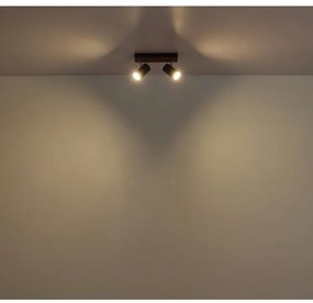 Globo 57909-2 - Spotlámpa KAYDEN 2xGU10/25W/230V fekete