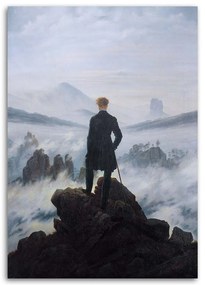 Gario Vászonkép Vándor a ködtenger felett - Caspar David Friedrich, reprodukció Méret: 40 x 60 cm