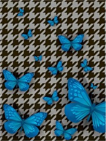 Flizelin fotótapéta Pillangók és geometria modern 206x275 +ragasztó