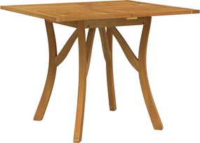 vidaXL tömör akácfa kerti asztal 85 x 85 x 75 cm