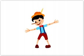 Poszterek 120x80 Fa játékbaba orral