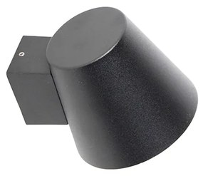 Modern kültéri fali lámpa fekete IP44 - Skittle