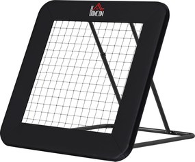 HOMCOM Foci Rebounder - Rebound Fal Szegéllyel, 5 Fokozatban Állítható, Hordozható Rebound, Focikapu Tinédzsereknek, Rebound Fal Kézilabda Edzéshez 12