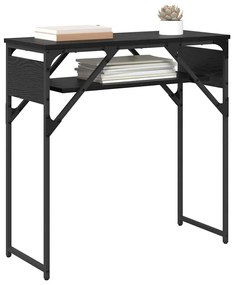 Konzolasztal Musta tammi 75x30x75cm Faanyag