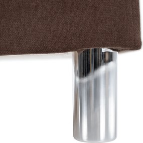 Kihúzható kanapé, barna, ALADA