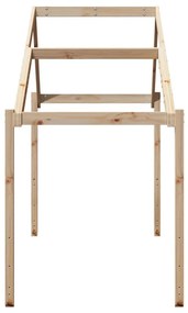 tömör fenyőfa gyerekágytető 213 x 85,5 x 144,5 cm