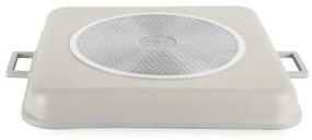 Négyszögletes indukciós grill serpenyő fedővel 34 cm Sahara Collection