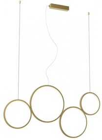 Redo 01-3383 - LED Dimmelhető csillár zsinóron ATHENA LED/40W/230V CRI98 arany