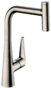 Hansgrohe Talis Select M51, mosogató csaptelep M5115-H300 kihúzható spray-vel, sBOX, rozsdamentes megjelenés, HAN-73853800