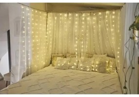 LED Kültéri karácsonyi lánc 240xLED/8 funkció 6,7 m IP44 meleg fehér