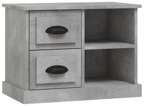 betonszürke éjjeliszekrény 60x35,5x45 cm