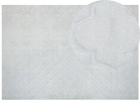Világosszürke műnyúlszőrme szőnyeg 160 x 230 cm GHARO Beliani