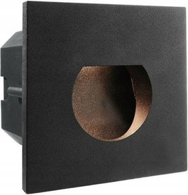 Light Impressions Deko-Light takaró, fekete, kerek, Light Base II Cob kültéri lámpához