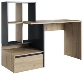 PC asztal Paca 2 (artisan tölgy + antracit). 1048465