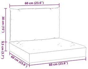2 db melange bézs szövet raklappárna