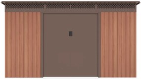 G21 GRAH 1132 kerti tároló - 340 x 333 cm, barna