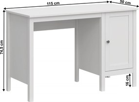 PC asztal 1D/1155, fehér, OLJE