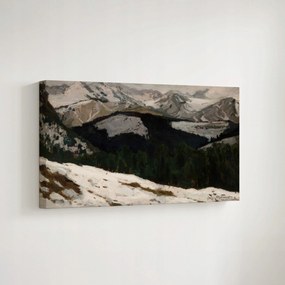 Vászonkép "Ijedtség a Tátrában ” Stefan Filipkiewicz 1904méret 70x50cm