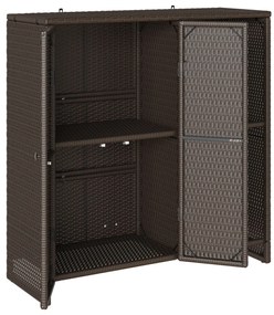 Tárolószekrény Barna 100x36x102 cm Rattan