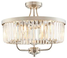 Endon 90264 - Felületre szerelhető CHESTERFIELD csillár 3xE14/6W/230V átmérő 45 cm, fényes króm