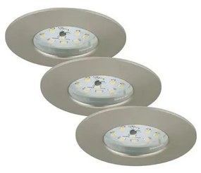 Briloner - 3x LED fürdőszobai beépíthető lámpa LED/5,5W/230V IP44
